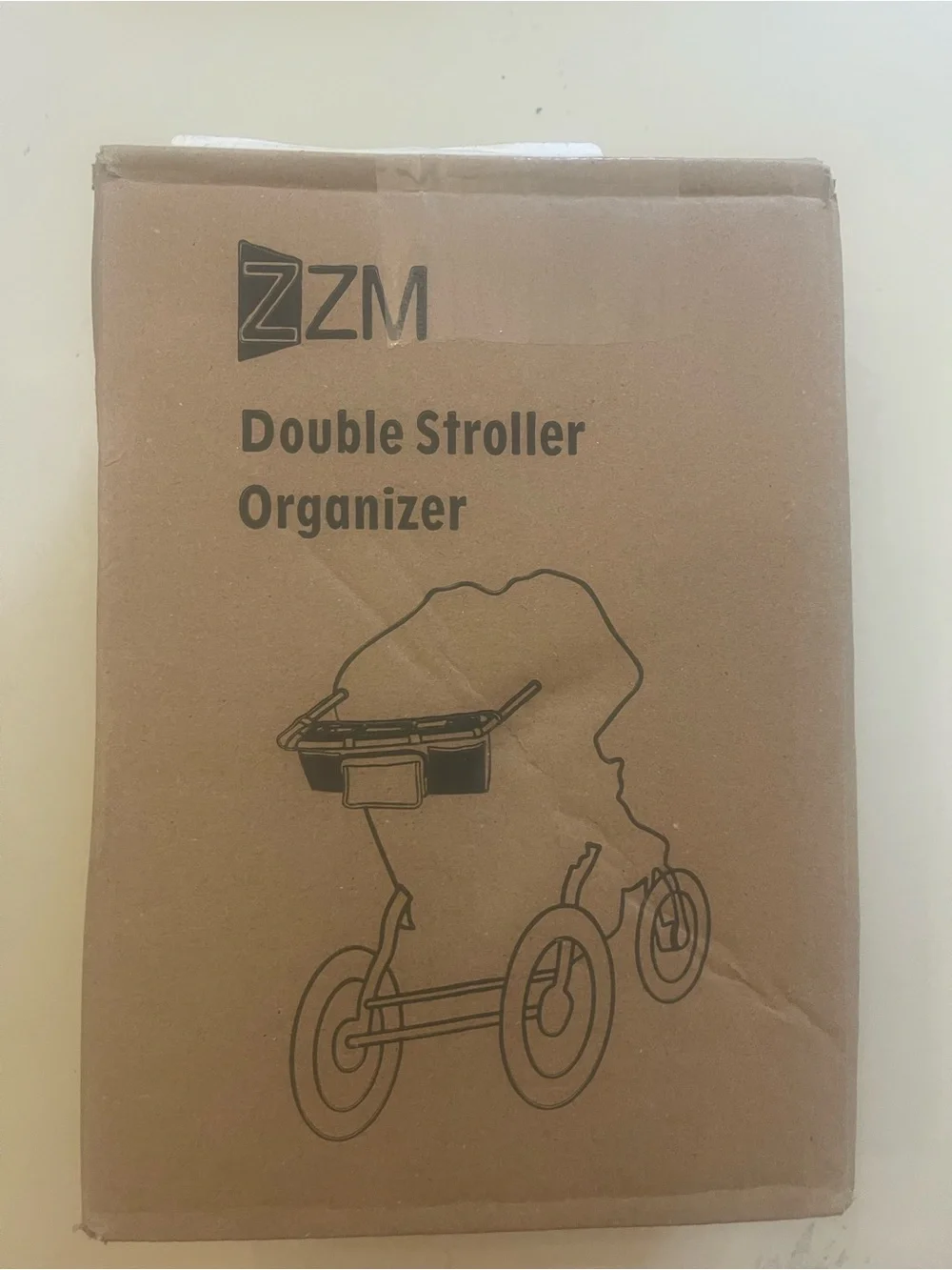 Double Stroller Organizer for Bob Duallie and Baby Jogger City Mini GT2